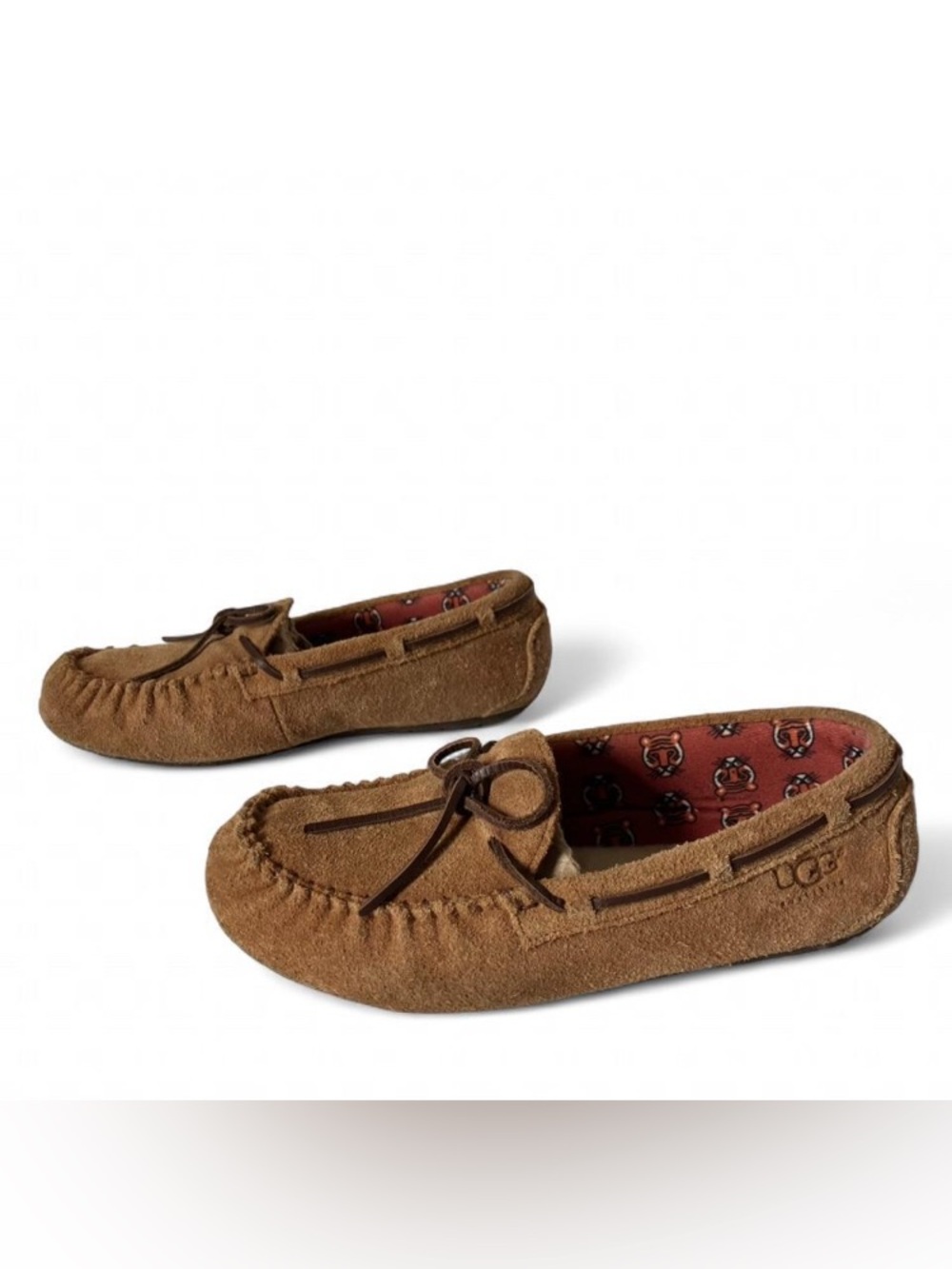 UGG Dakota Suede Moccasin Slippers
Chestnut Brown Size 4 - Picture 4 of 8